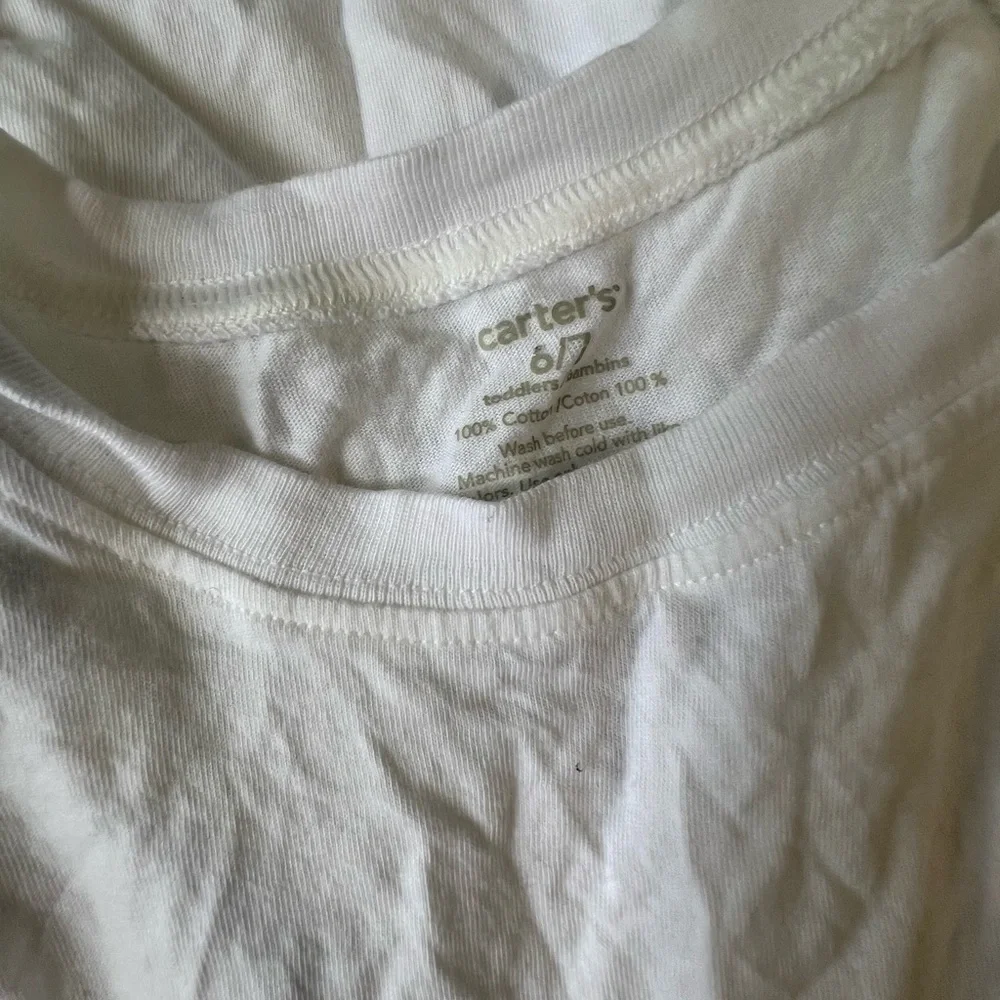 Carters & old Navy Boys White Cotton Undershirt Tee’s Long Sleeve & Short Sleeve